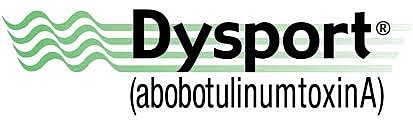Dysport logo with active ingredient abobotulinumtoxinA