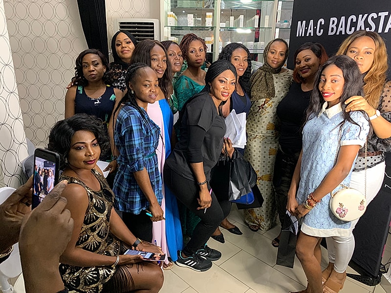Group of women at a MAC event.