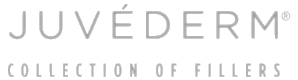 JUVÉDERM logo and filler collection caption