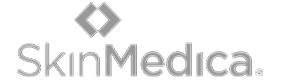 SkinMedica logo in gray color.