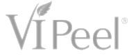 ViPeel logo with leaf design element.